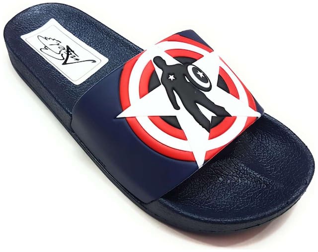 Pampys Angel Sliders For Men ( Blue )