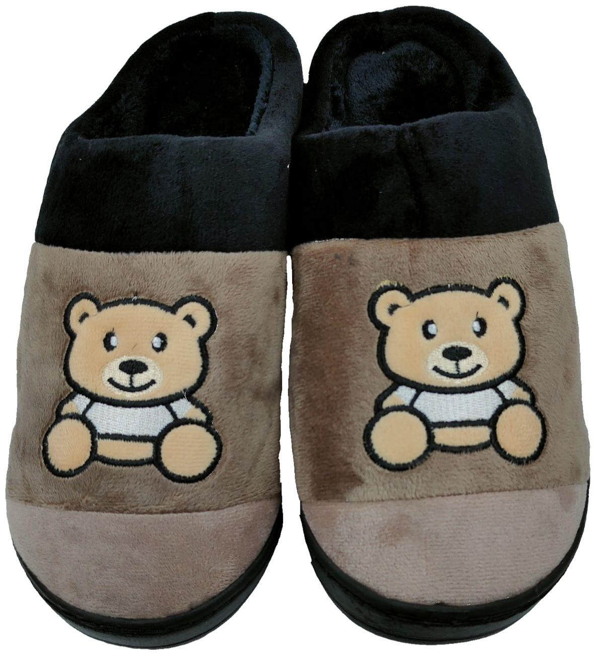 

Pampys Angel W20 M Bear Winter Fur Slipper Flip Flops for Men