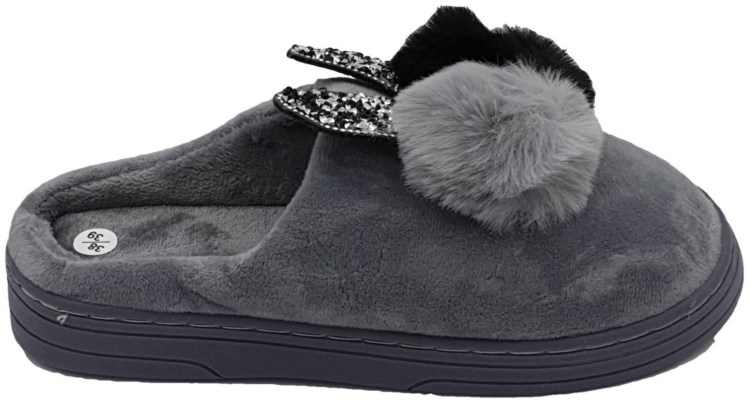 

Pampys Angel Women Grey Mules