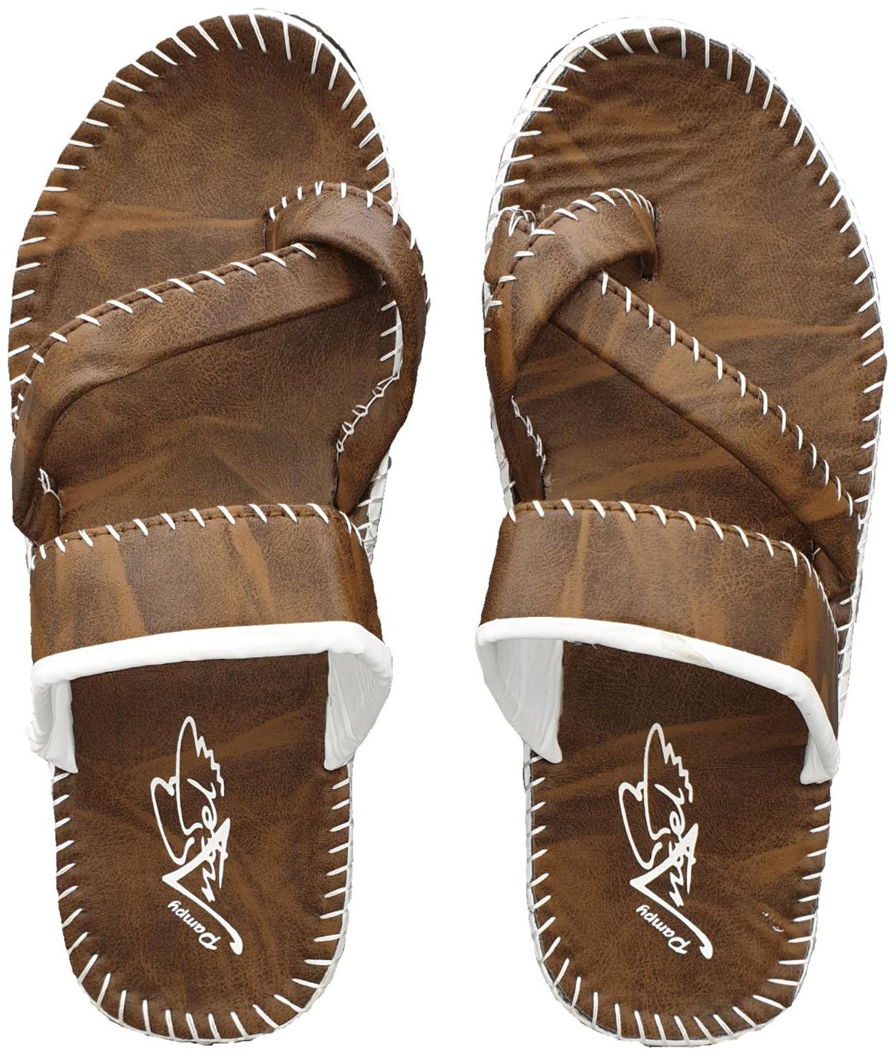 

Pampys Angel Men Brown Sliders