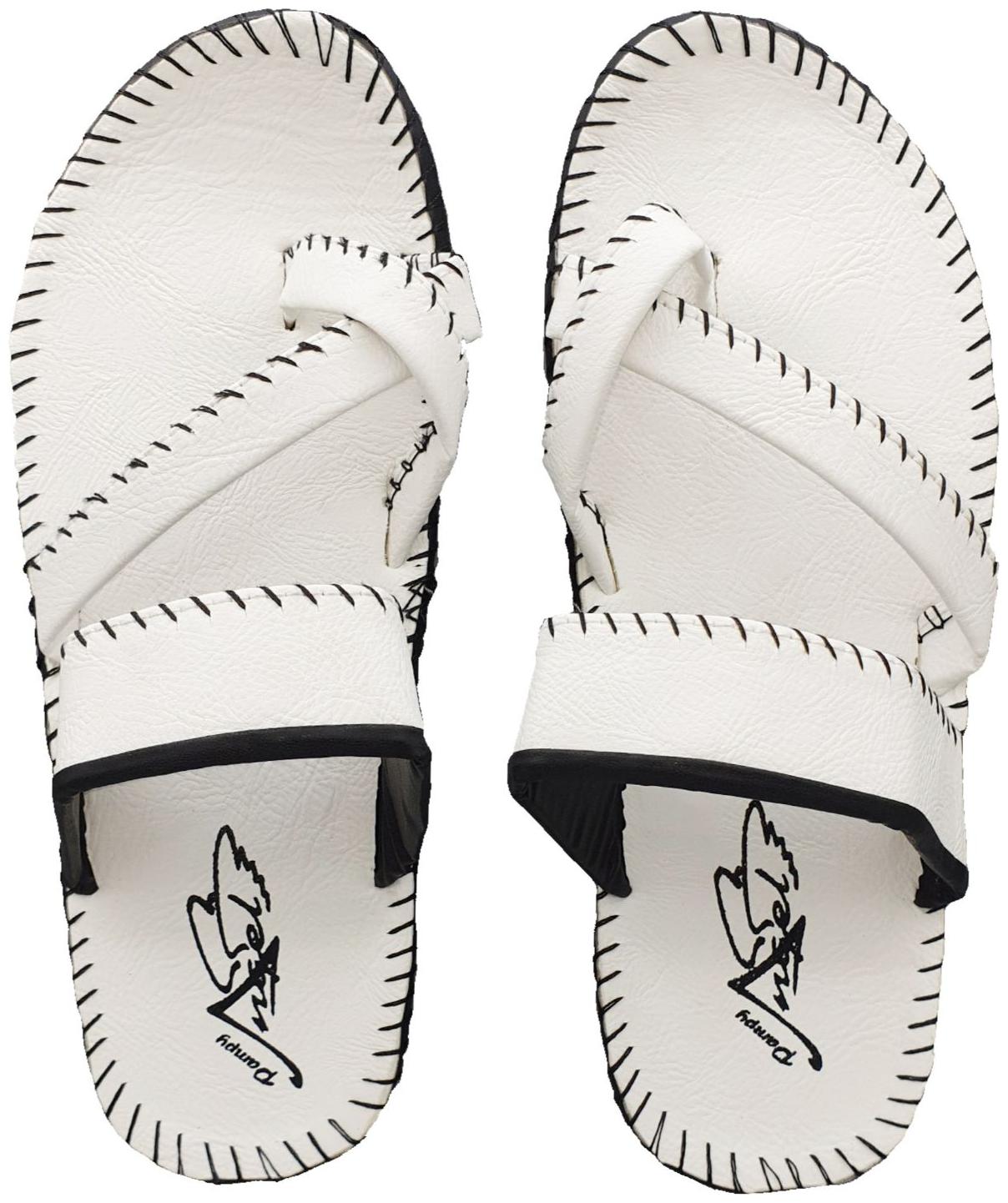 

Pampys Angel Men White Sliders