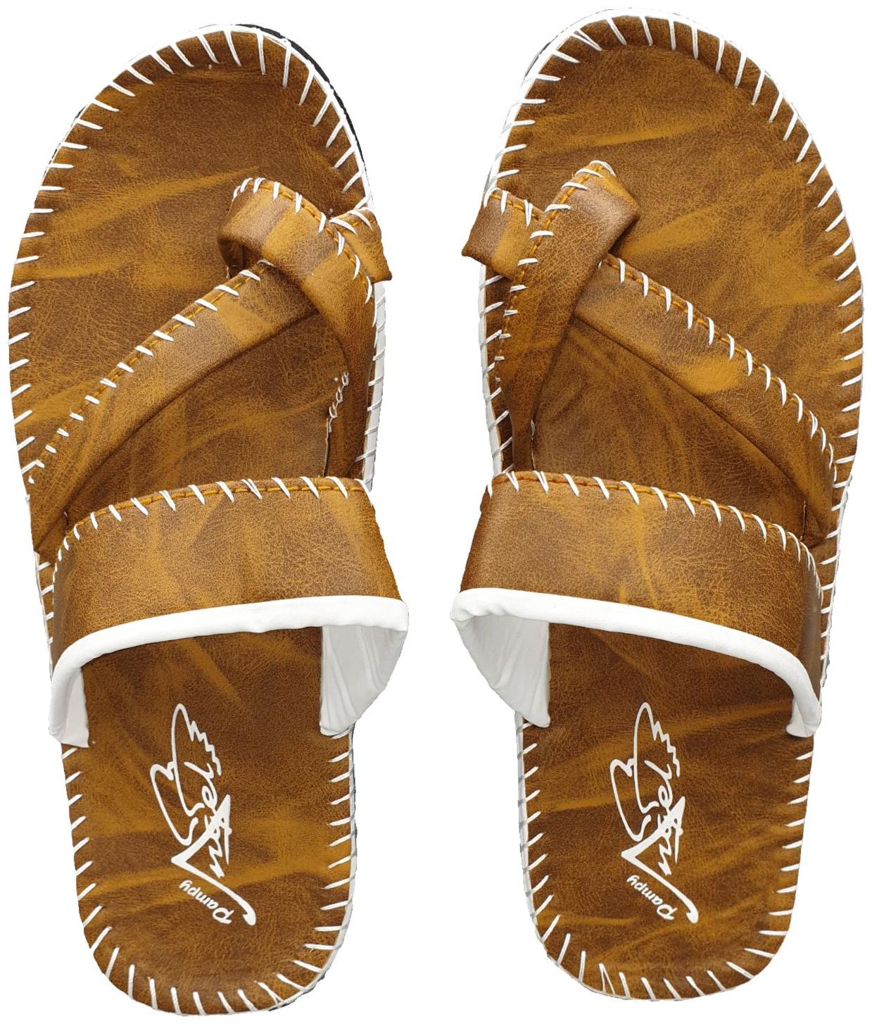 

Pampys Angel Men Tan Sliders