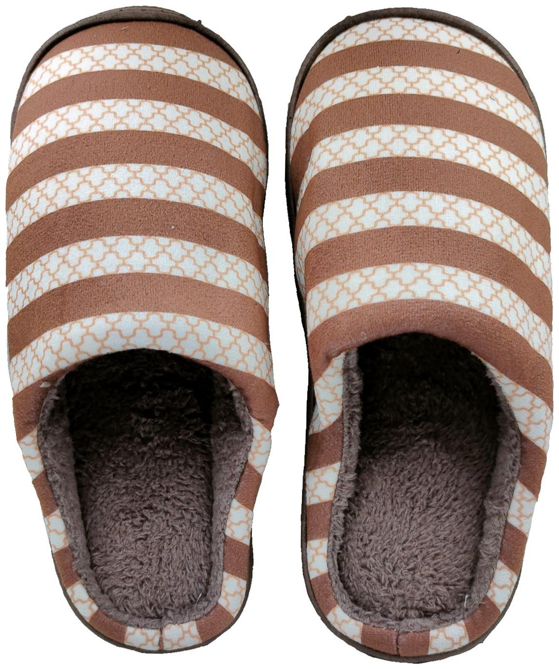 

Pampys Angel W20 M Kundi Check Winter Fur Slipper Flip Flops for Men