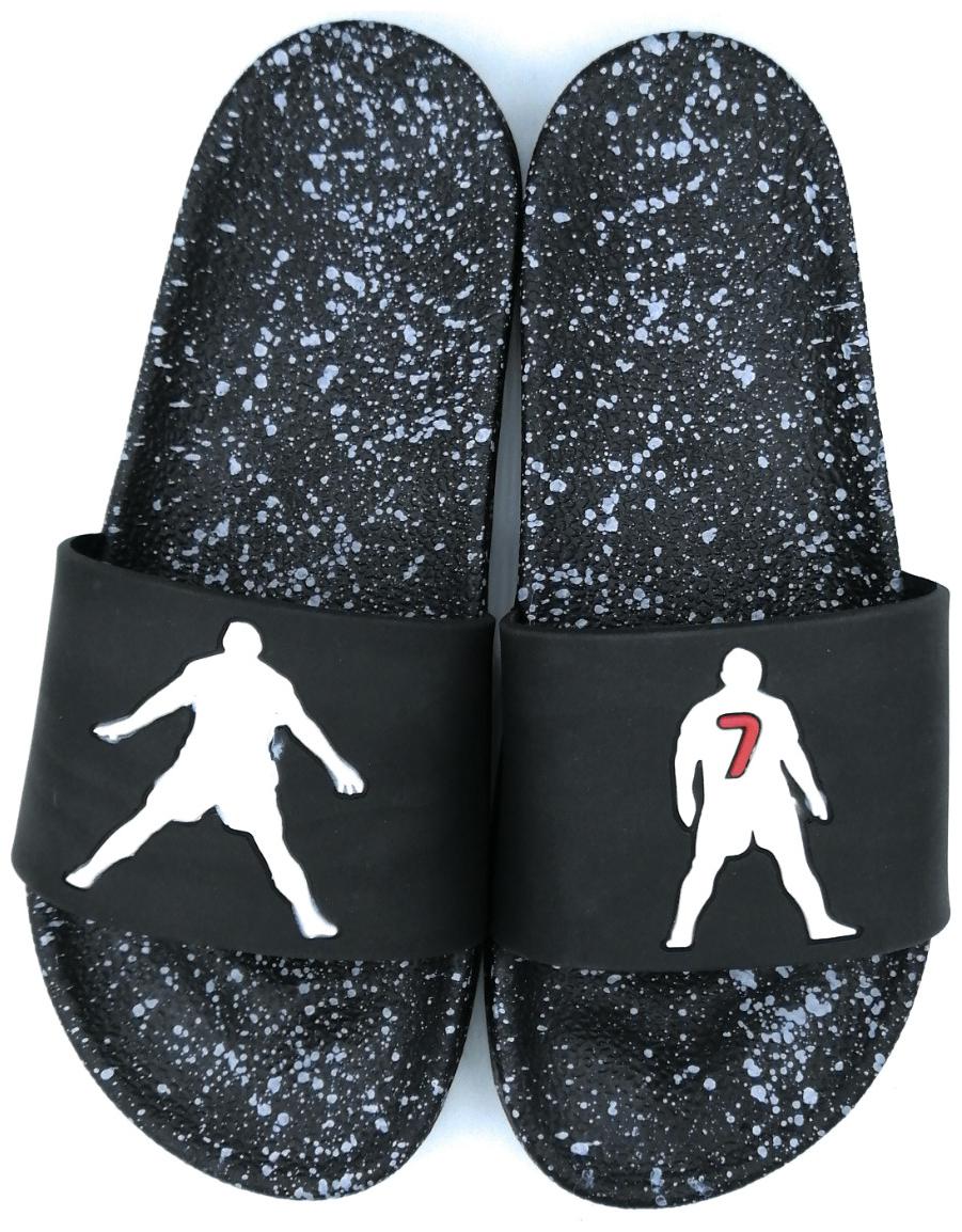

Pampys Angel Men Black Sliders
