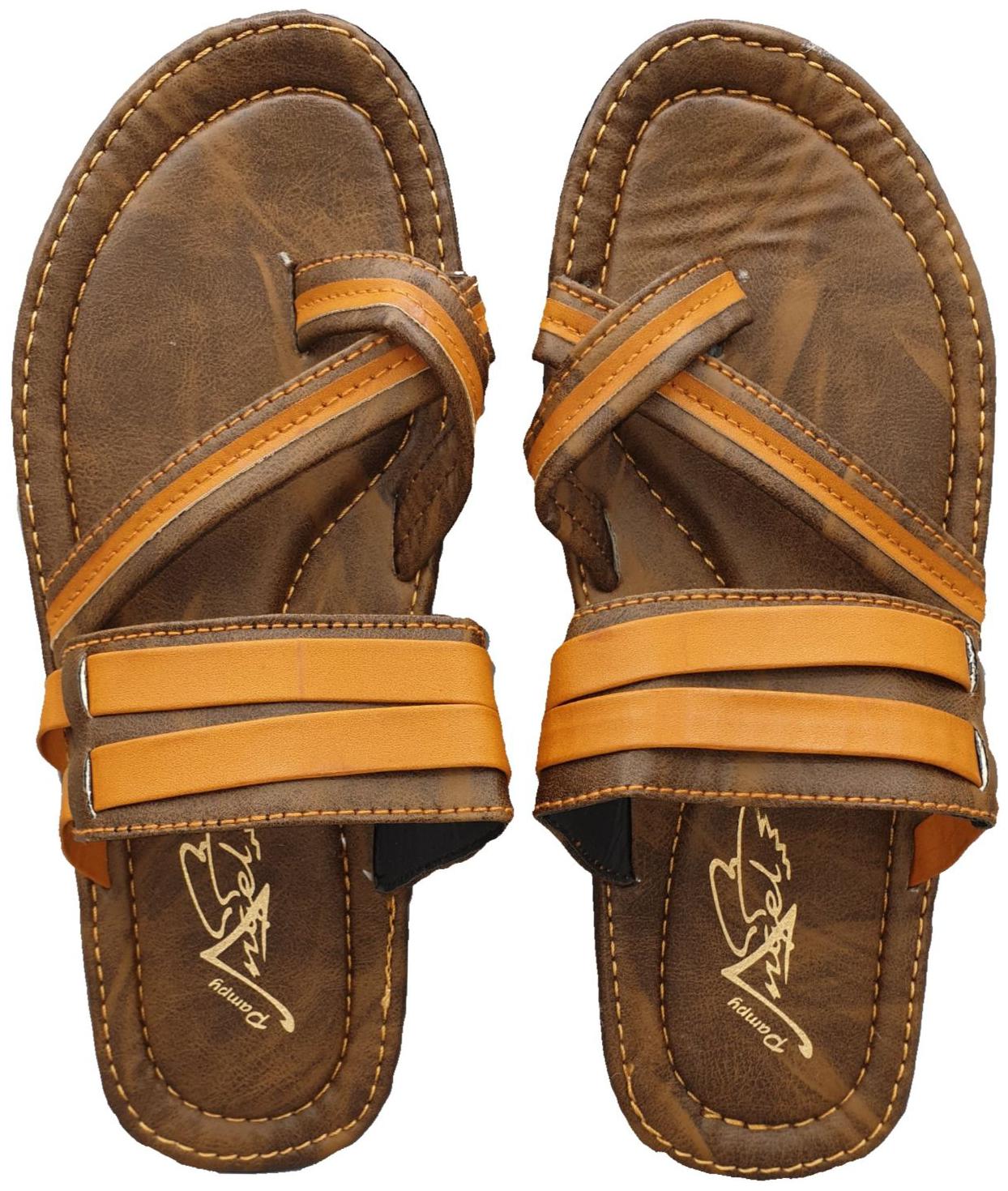 

Pampys Angel Men Brown Sliders