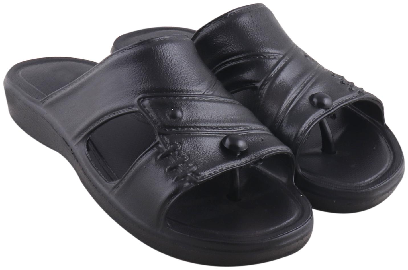 

Foot Stair Men Black Outdoor Slippers