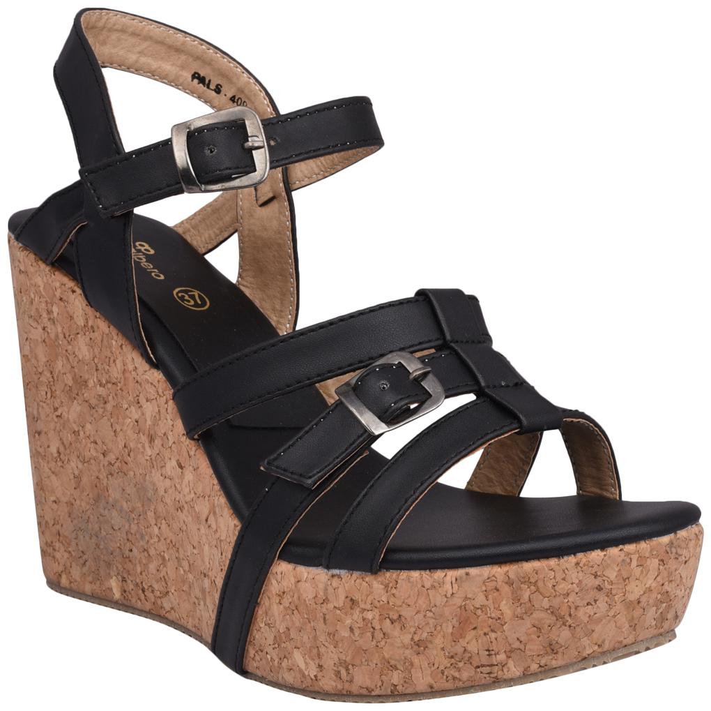 

PELLE ALBERO Women Black Wedges
