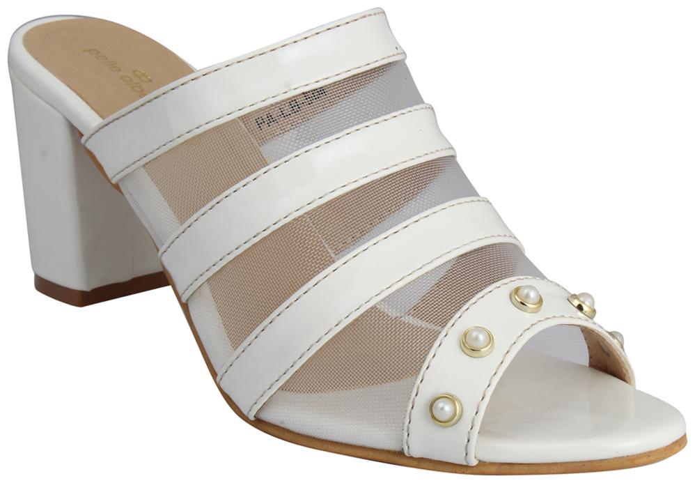 

PELLE ALBERO Women White Heeled Sandals
