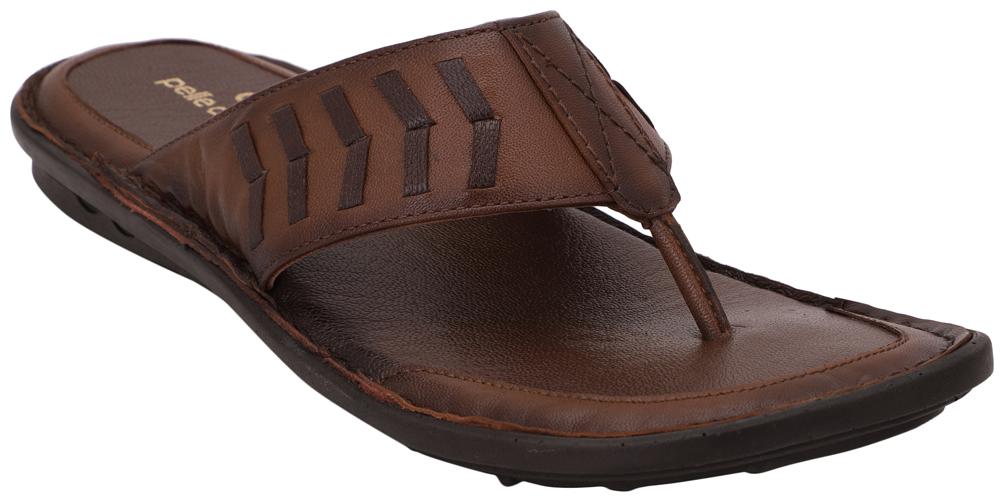 

Pelle Albero Brown Slippers For Men