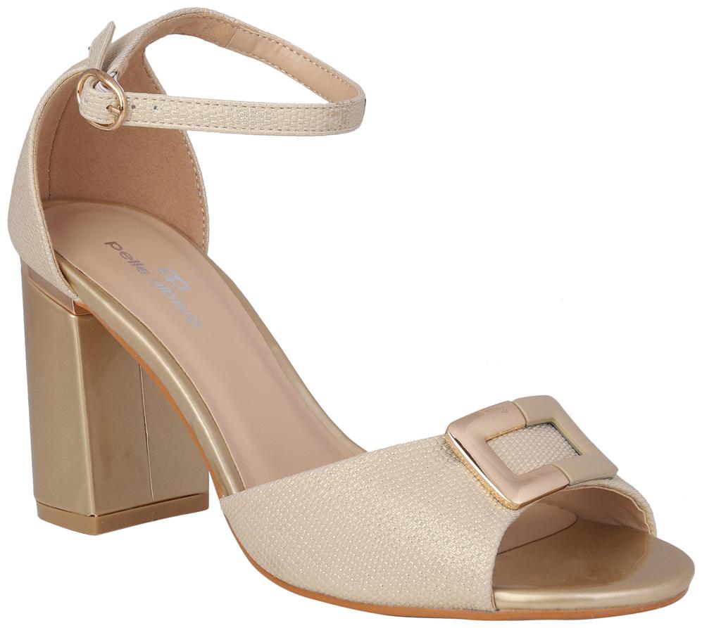 

PELLE ALBERO Women Gold Heeled Sandals