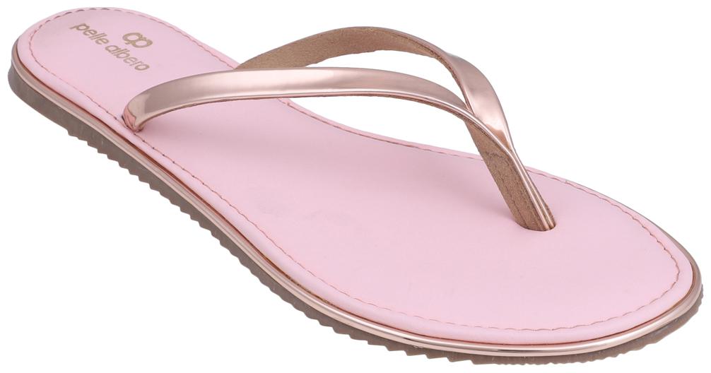 

Pelle Albero Womens Peach Comfortable Flat Slippers