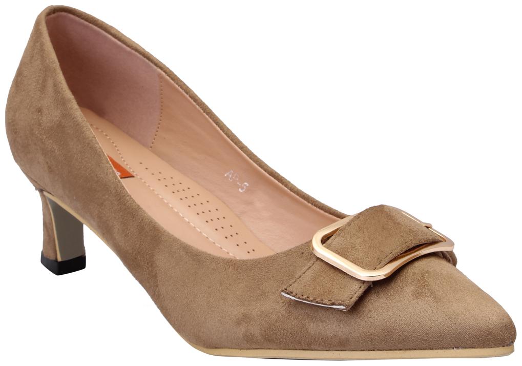 

PELLE ALBERO Women Beige Heeled Bellies