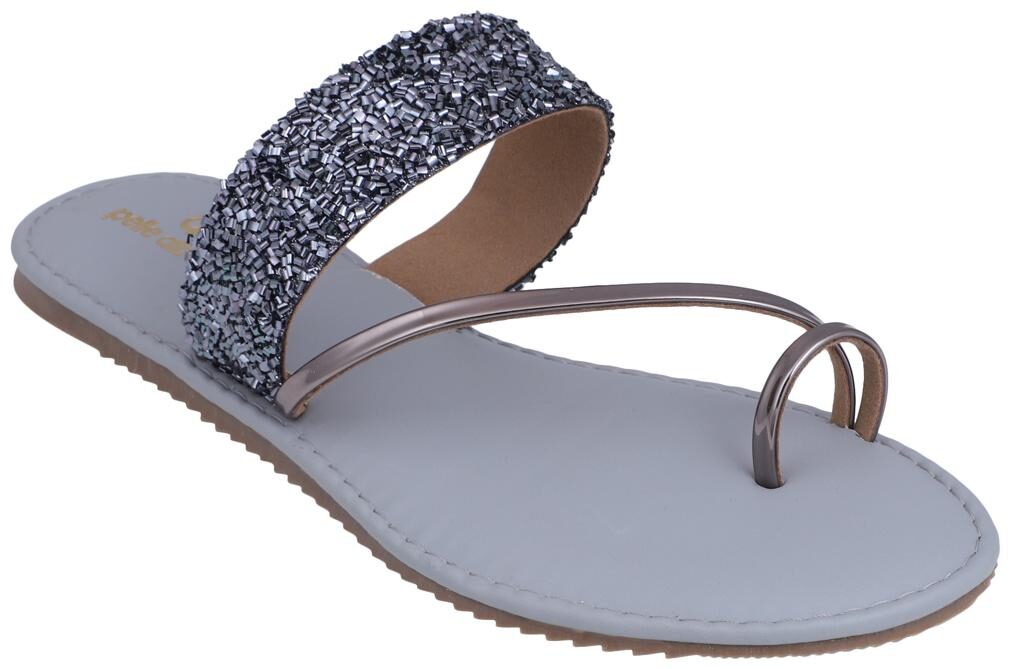 

Pelle Albero Womens Metallic Comfortable Flat Slippers