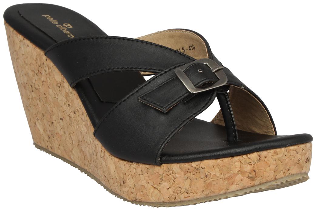 

PELLE ALBERO Women Black Wedges