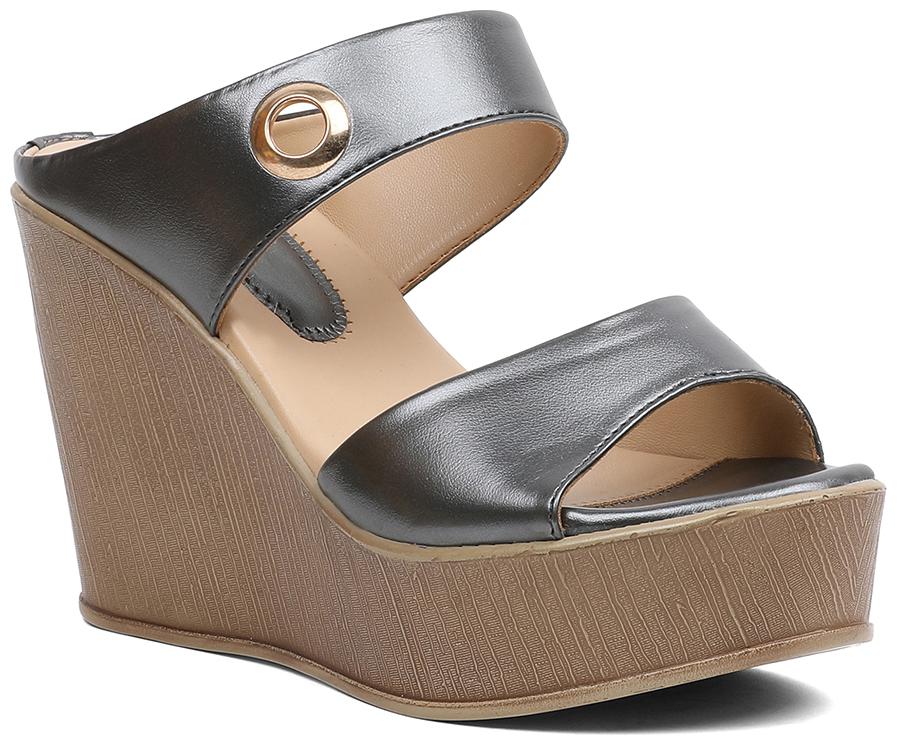 

PELLE ALBERO Women Grey Wedges