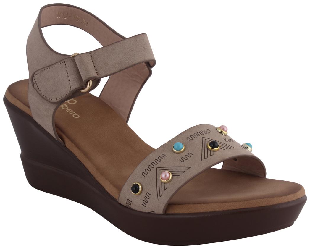 

PELLE ALBERO Women Beige Heeled Sandals