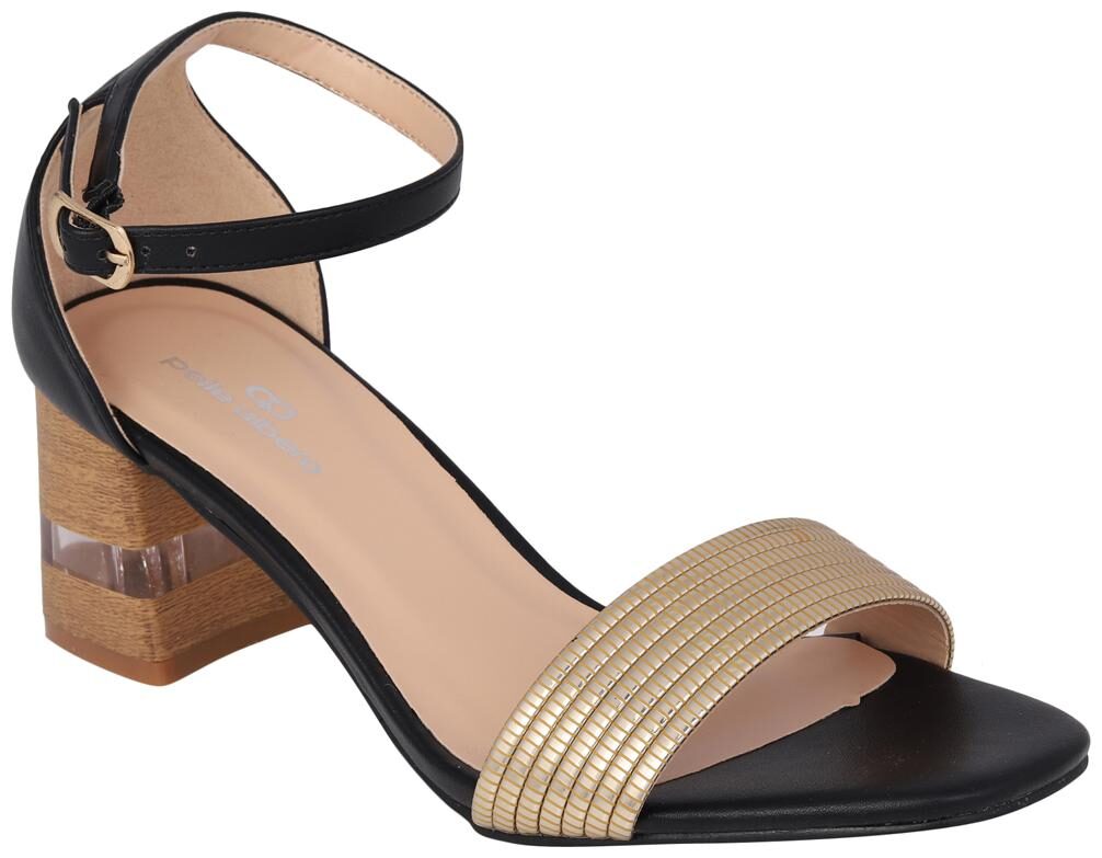 

PELLE ALBERO Women Black Heeled Sandals