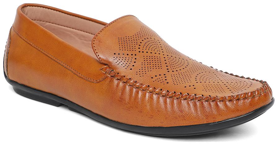 

PELLE ALBERO Men Tan Loafers