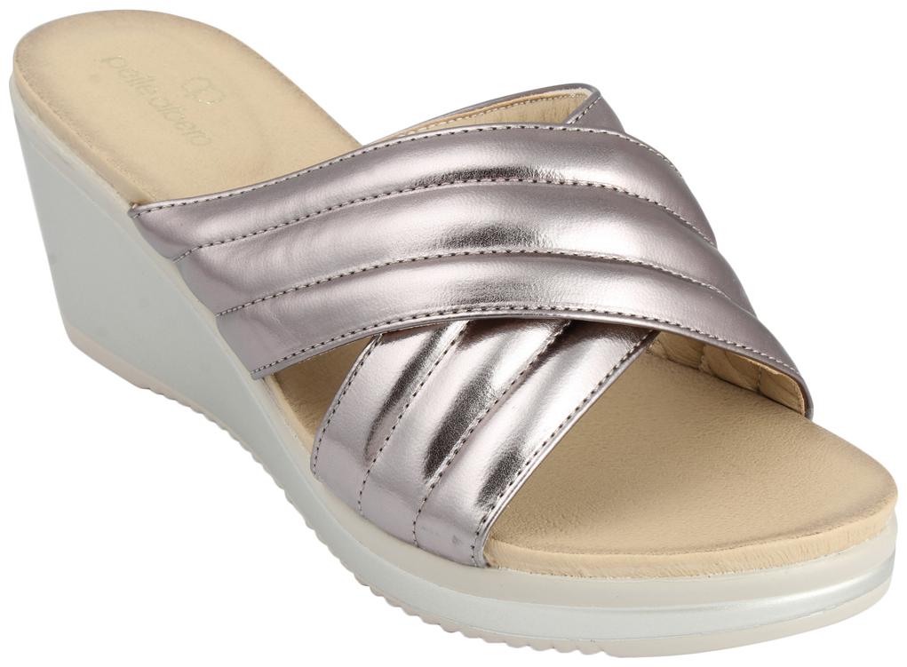 

PELLE ALBERO Women Grey Wedges