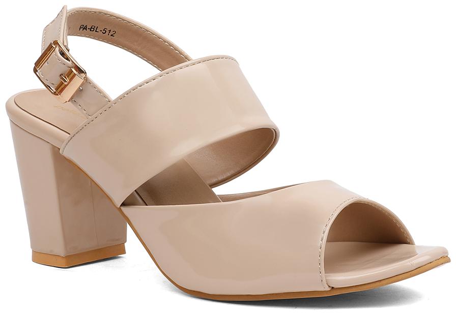 

PELLE ALBERO Women Beige Heeled Sandals