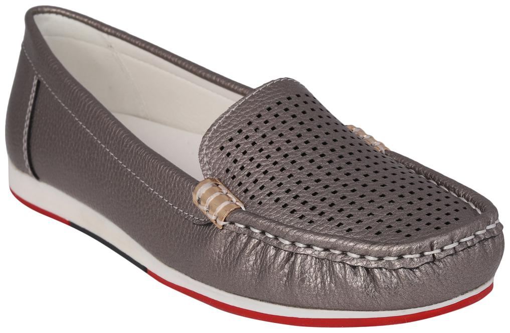 

pelle albero Womens metalic comfortable belly