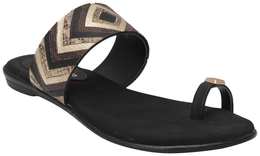 

Pelle Albero Womens Black Flat slipper