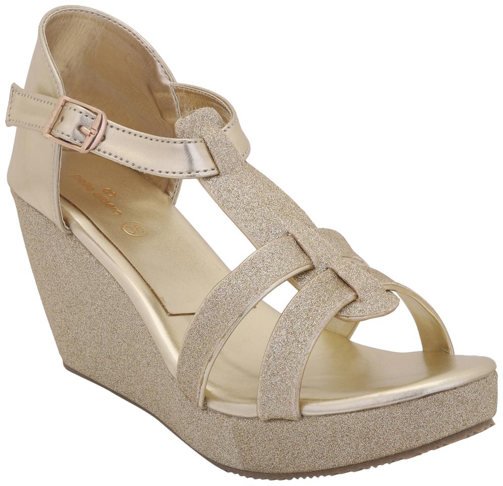 

PELLE ALBERO Women Gold Wedges