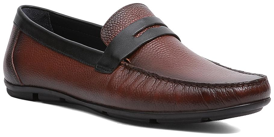 

PELLE ALBERO Men Brown Loafers - PELLE ALBERO MENS TAN COMFORTABLE LOAFERS SHOES - PA-BS-12842