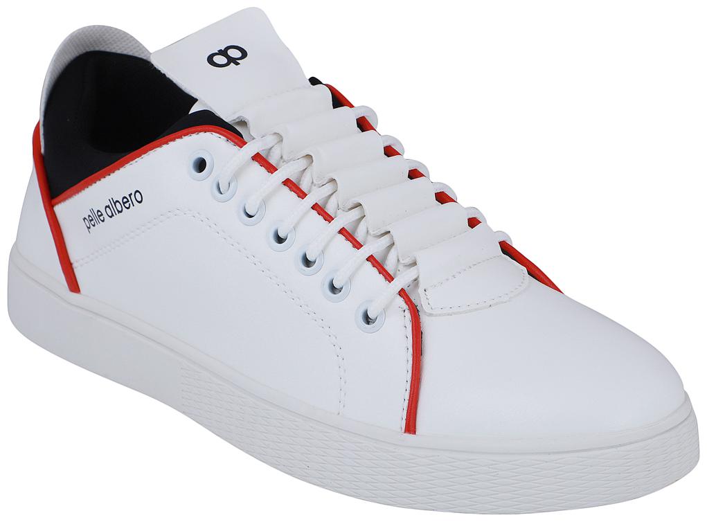 

PELLE ALBERO Men White Casual Shoes - M41-01 WHITE - M41-01