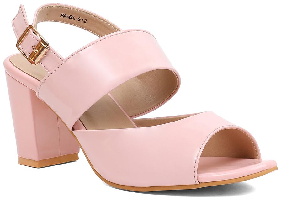 

PELLE ALBERO Women Pink Heeled Sandals