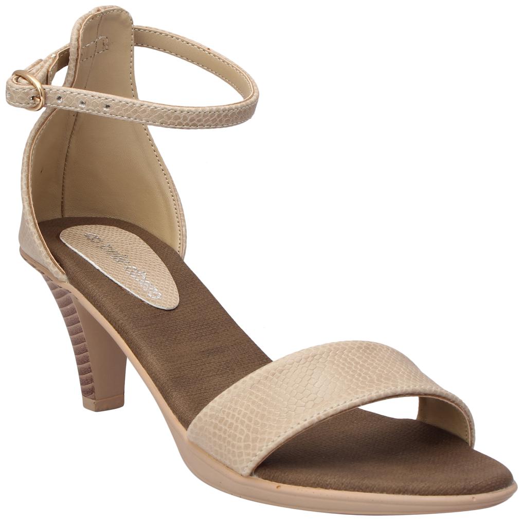 

PELLE ALBERO Women Beige Heeled Sandals