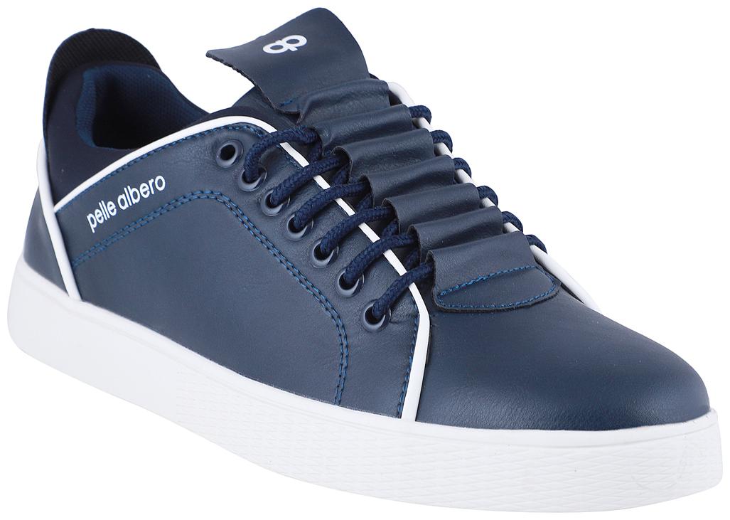 

PELLE ALBERO Men Navy Blue Casual Shoes - M41-01 NAVY - M41-01