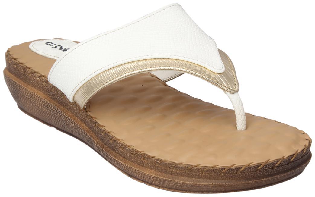 

Pelle Albero Womens White Flat slipper