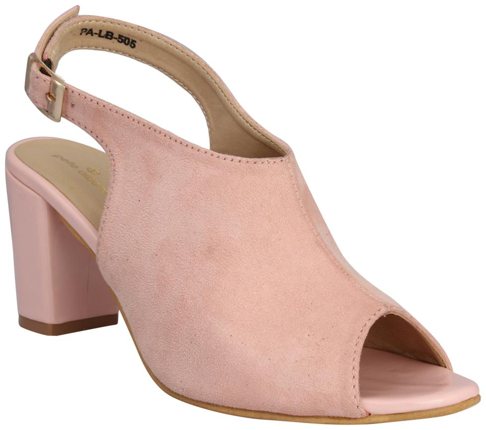 

PELLE ALBERO Women Pink Heeled Sandals