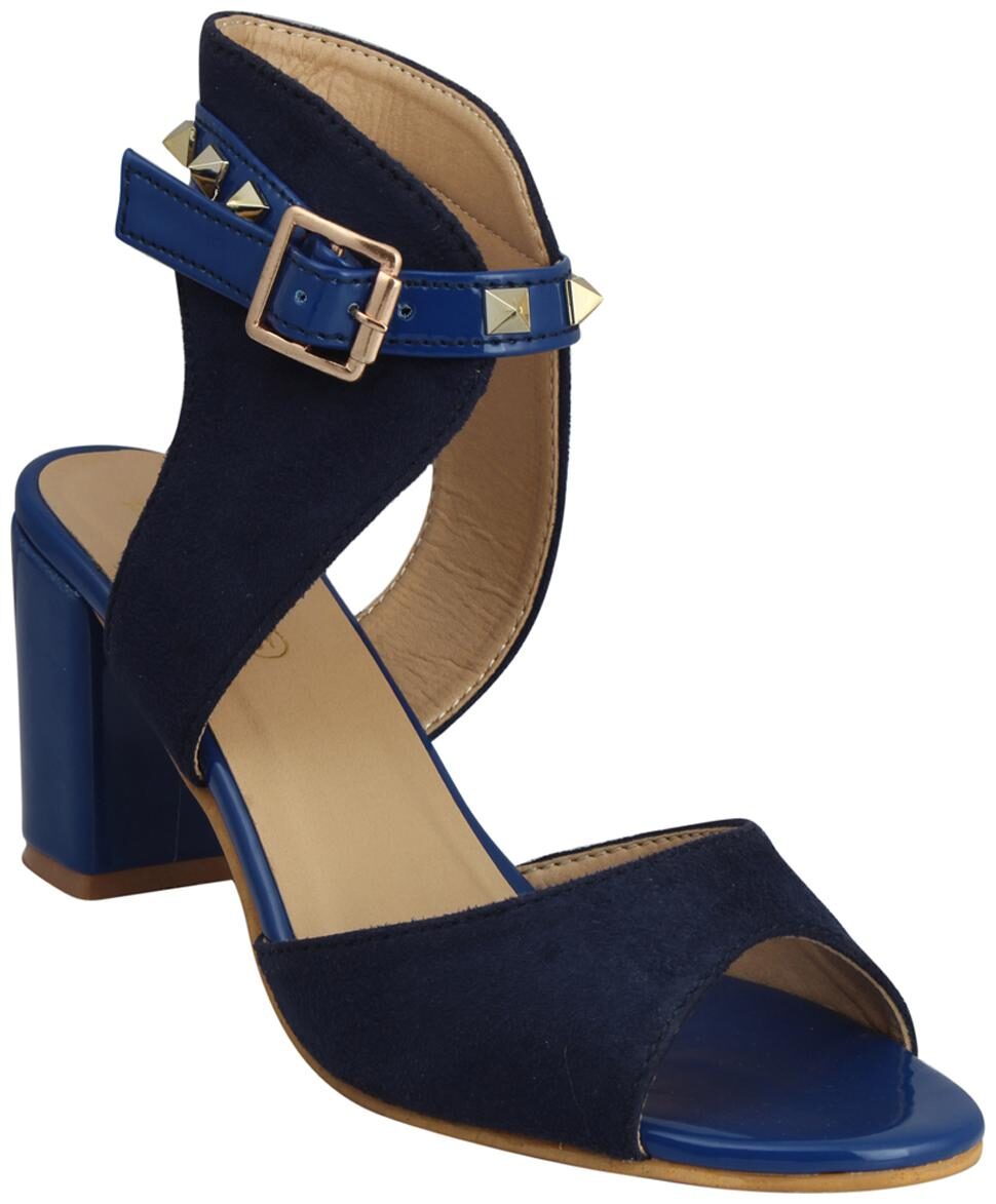 

PELLE ALBERO Women Blue Heeled Sandals