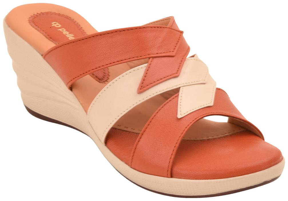 

PELLE ALBERO Women Orange Wedges