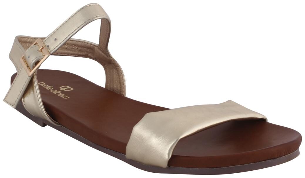 

PELLE ALBERO Women Gold Sandals