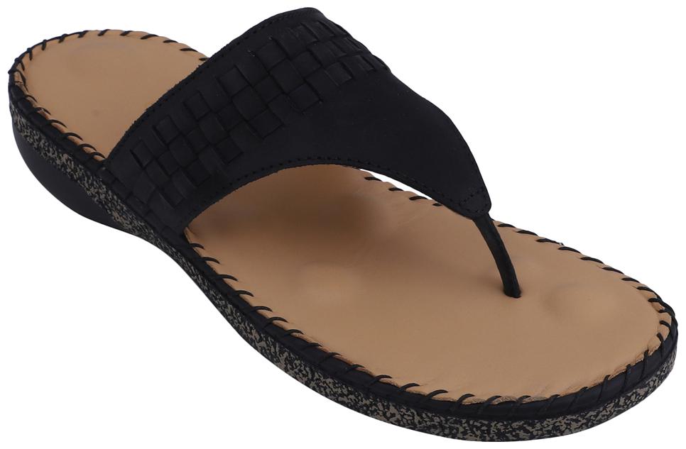 

Pelle Albero Womens Blue Comfortable Flat Slippers