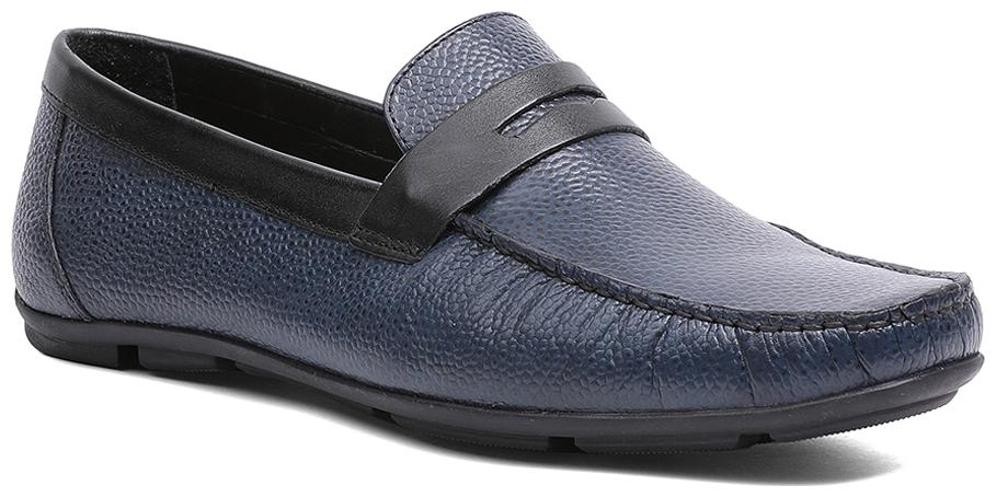

PELLE ALBERO Men Blue Loafers - PELLE ALBERO MENS BLUE COMFORTABLE LOAFERS SHOES - PA-BS-12842