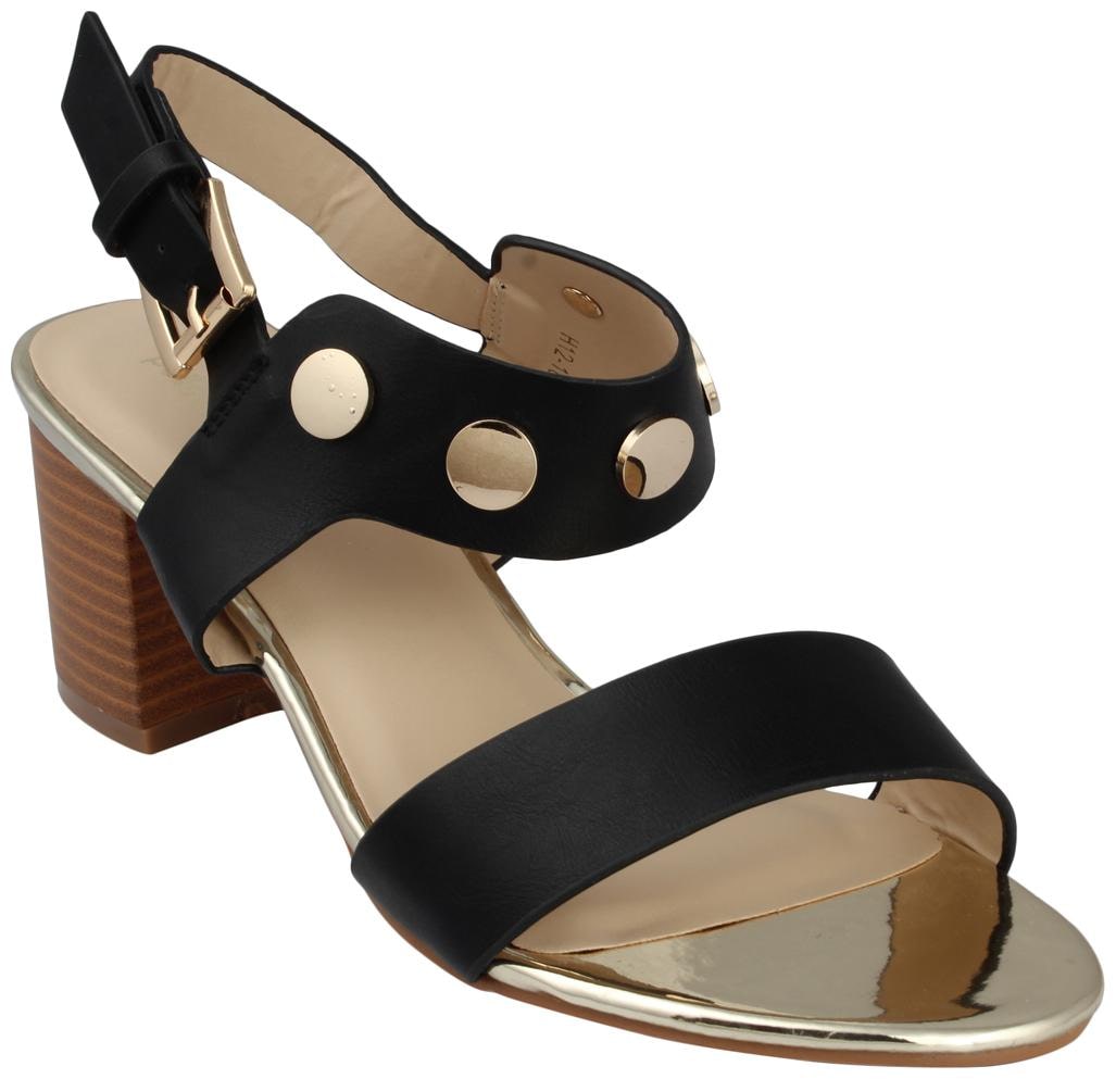 

PELLE ALBERO Women Black Heeled Sandals