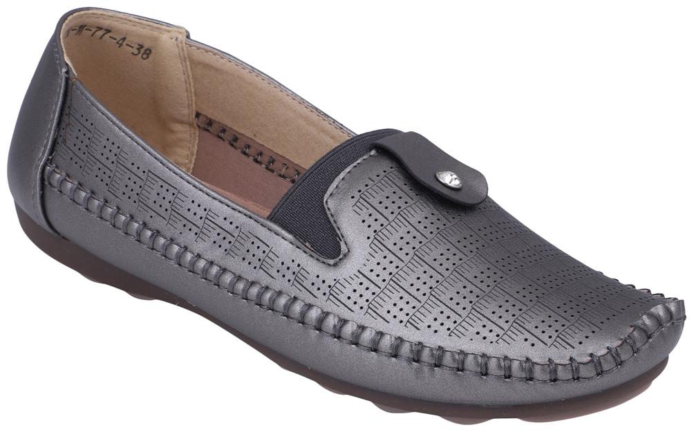 

PELLE ALBERO Women Grey Casual Shoes