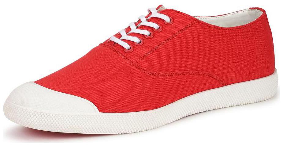 

People Men Red Casual Shoes - CANVAS SHOES - P41CT1299319562