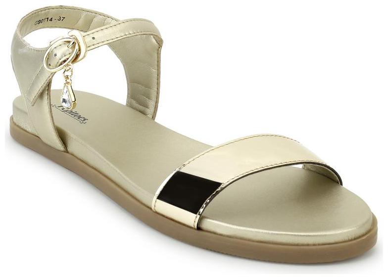 

Pepitoes Women Gold Sandals