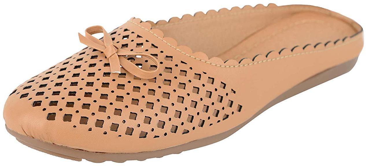 

PERFECT STEP Women Tan Mules