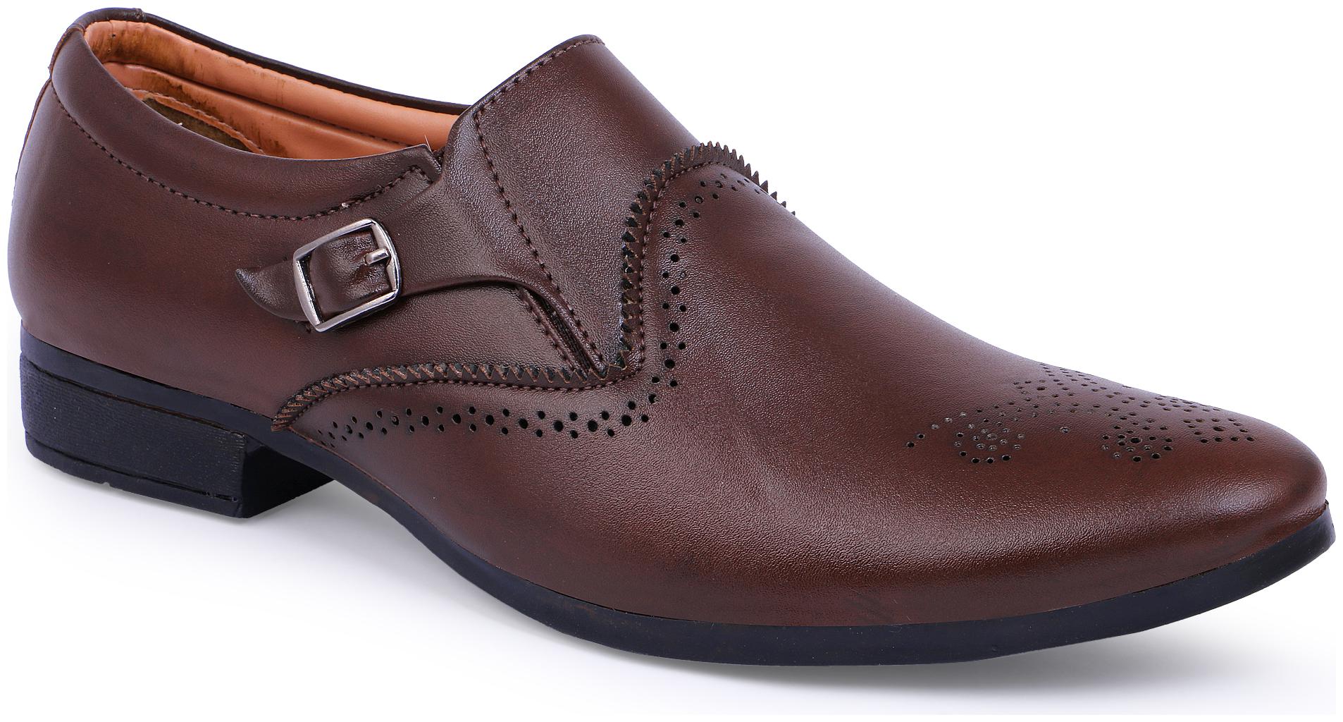 

PERY-PAO Brown Slip-on Shoes