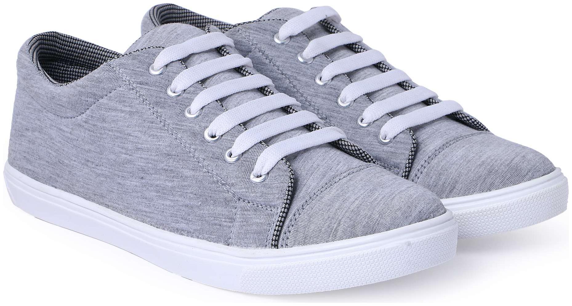 

Pery-Pao Men Grey Canvas Casual Shoe
