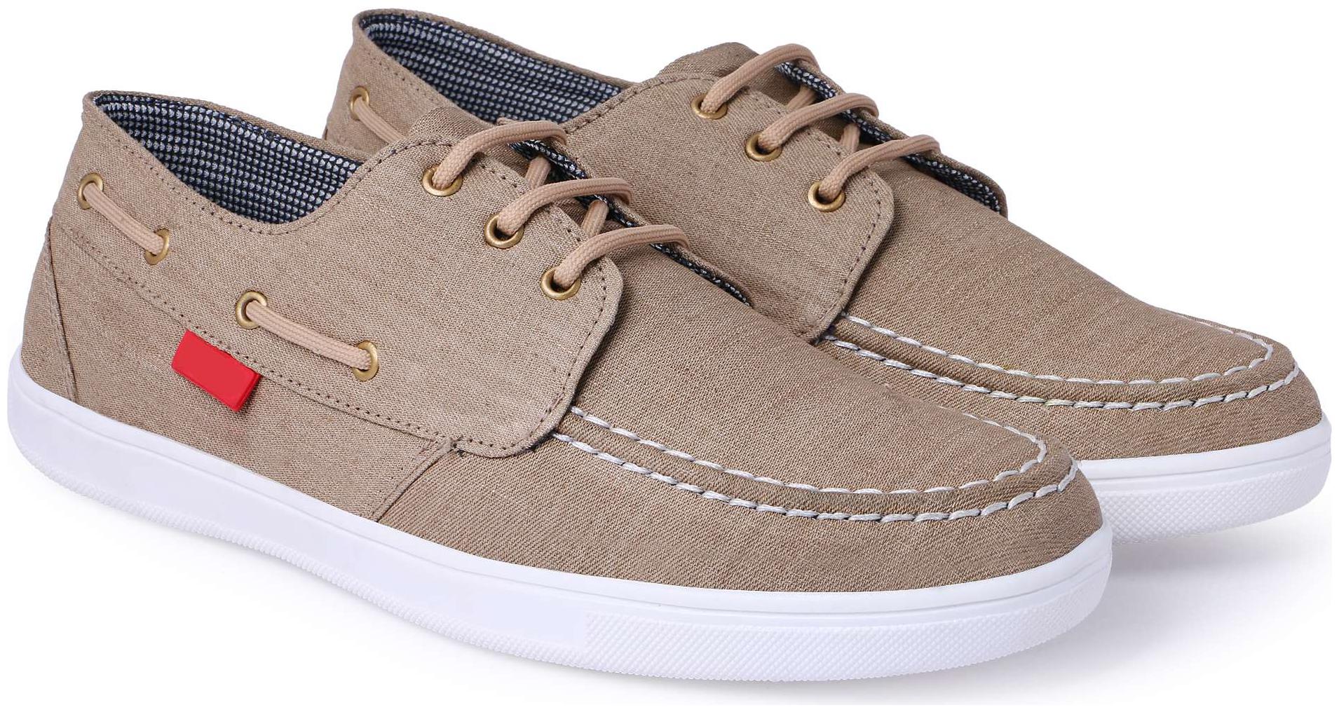 

Pery-Pao Men Beige Demin Casual Shoe