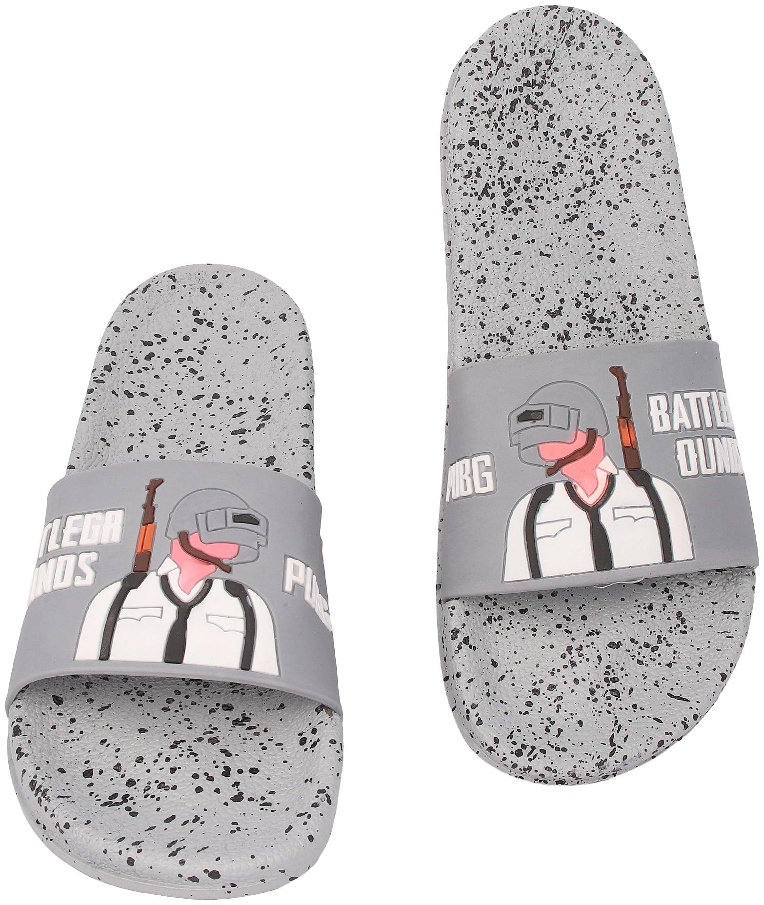 

PERY-PAO Men Grey Sliders - 1 Pair