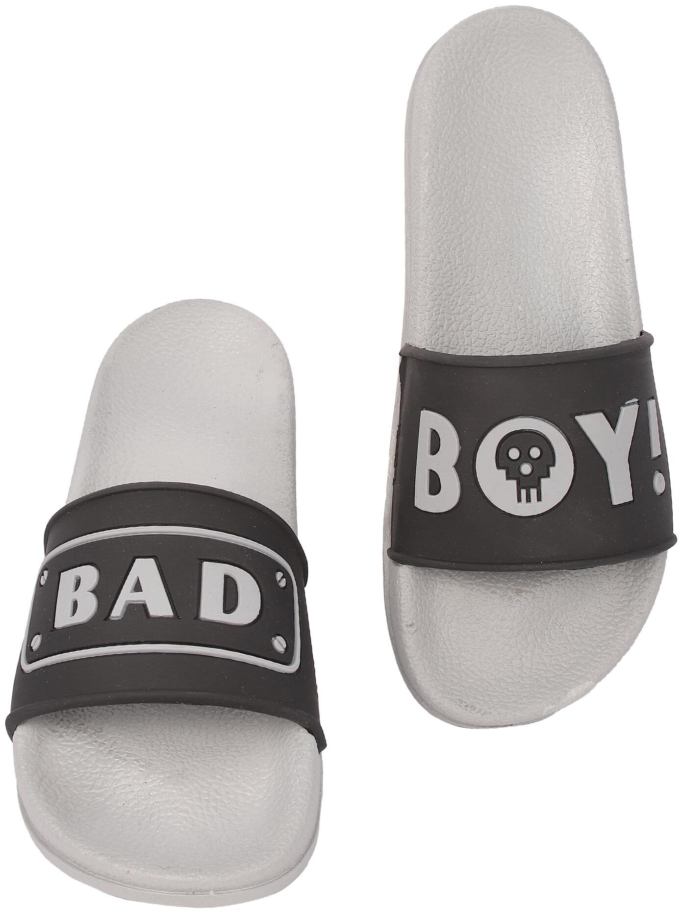 

PERY-PAO Men Grey Sliders - 1 Pair