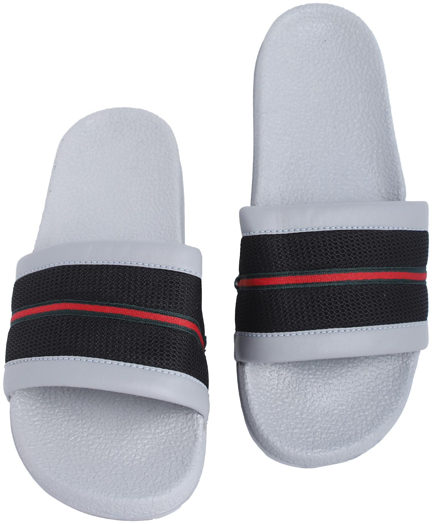 

PERY-PAO Men Grey Sliders - 1 Pair